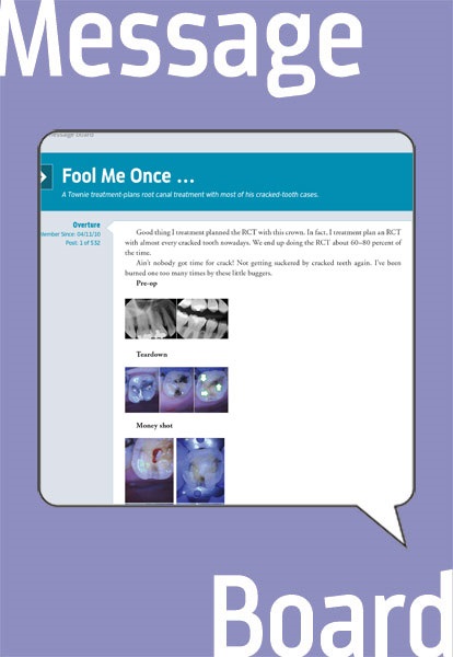 Message Board Header