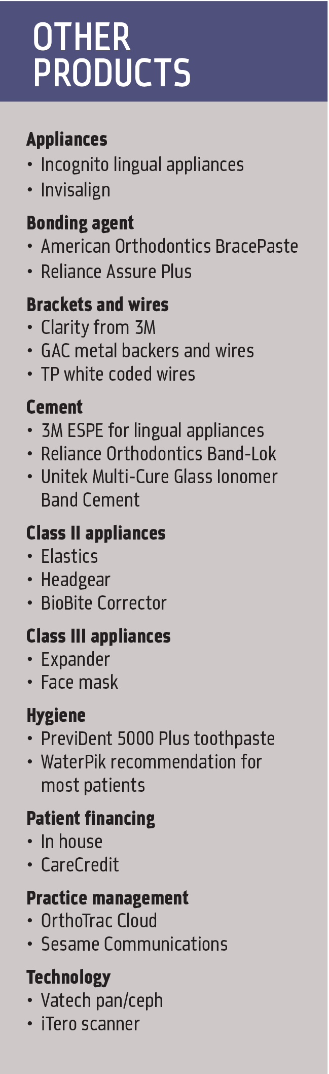 Other Products