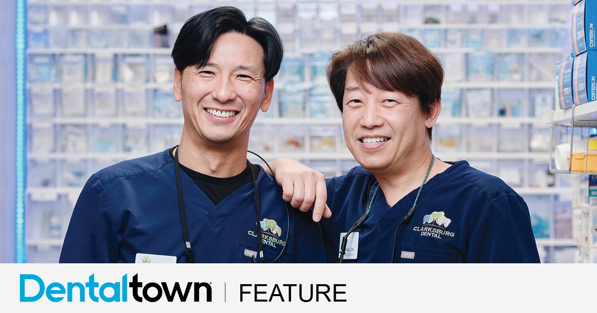 Office Visit: Drs. Edmund Liu and Ken Lin This month, we spotlight Clarksburg Dental Center in Maryland, led by Drs. Edmund Liu and Ken Lin—cousins who took unconventional paths into dentistry. In our exclusive Q&A, they share how they overcame early business struggles, developed
a practice philosophy, and strategically invested in technology and consulting to transform their business into a thriving success.