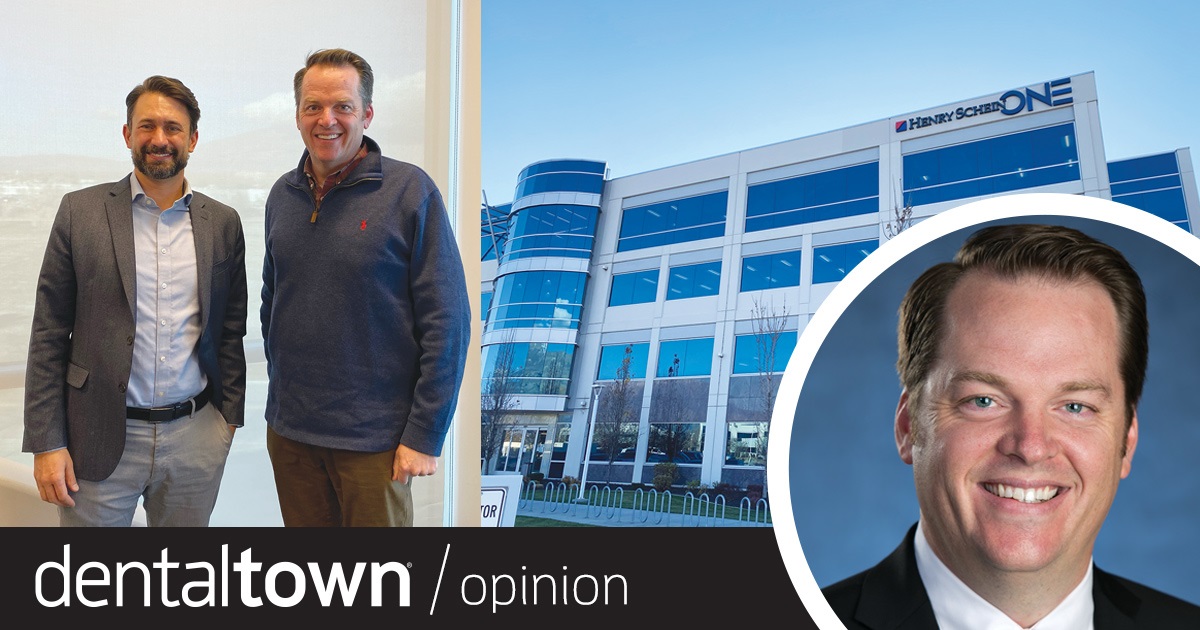 Professional Courtesy: Guidance From The Top Dentaltown editorial director Dr. Thomas Giacobbi and Henry Schein One’s CEO, Mike Baird, recently discussed the landscape of practice management products and the future of technology in dentistry. Giacobbi summarizes this important discussion and highlights some topics Dentaltown will cover in subsequent issues.