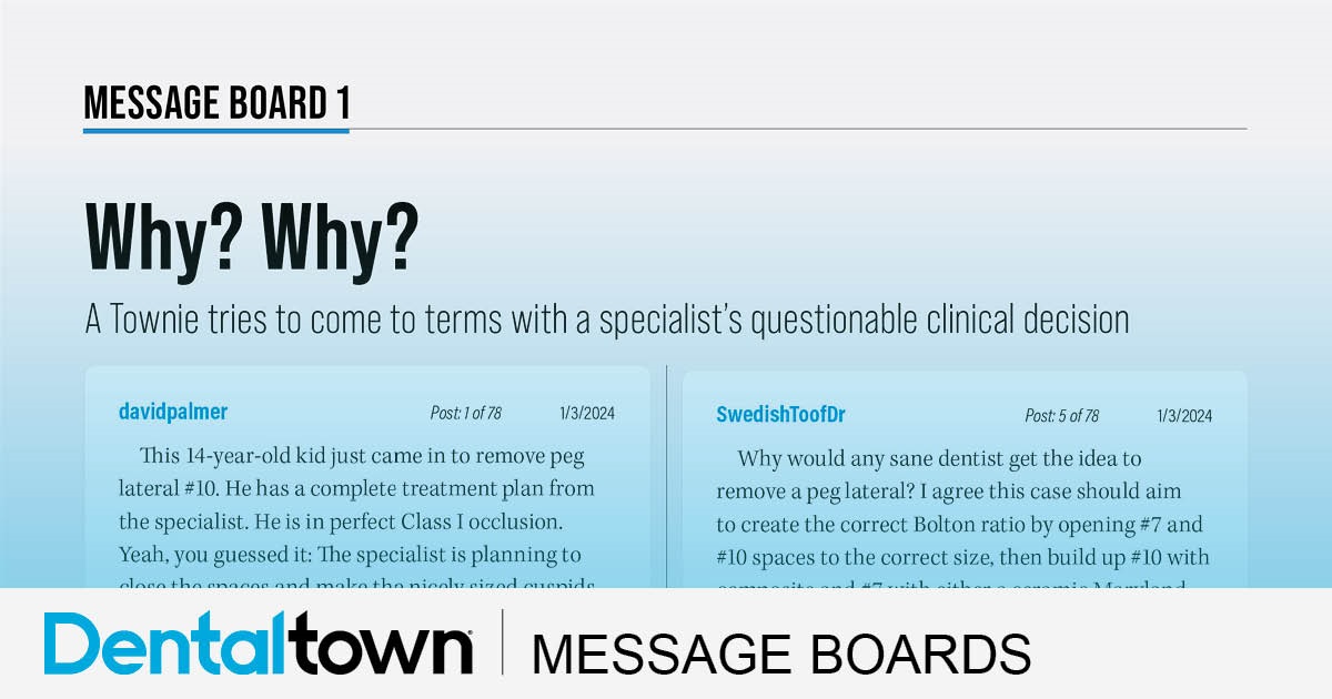 Why? Why? A Townie tries to come to terms with a specialist’s questionable clinical decision
