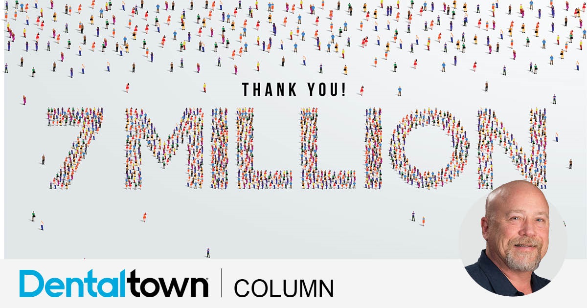 Howard Speaks: Thanks a Million! (7 Million, That Is) Dentaltown founder Dr. Howard Farran explains why the 7 millionth post on Dentaltown’s online message boards is so special to him. 