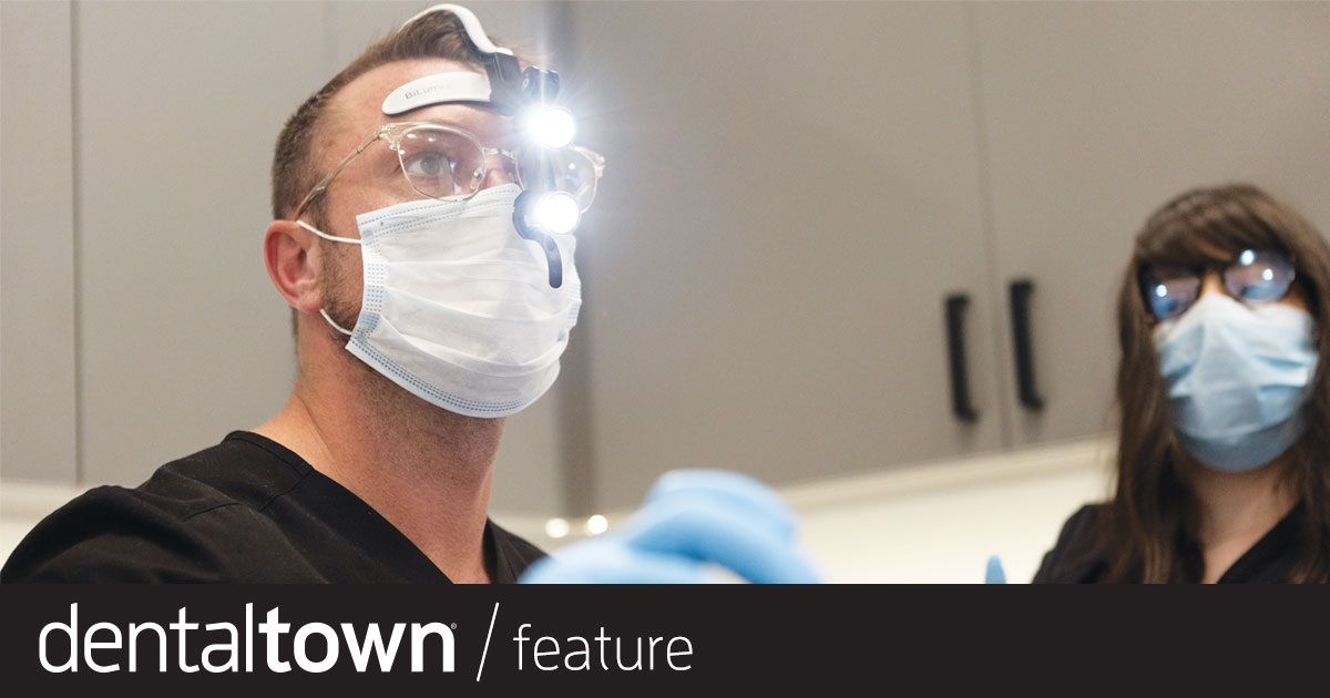 Office Visit: Dr. Jarron Tawzer This Townie bought an office in Logan, Utah, that had been collecting only $250,000 a year, but after heavy investments in CBCT and more high-end
technology, he turned the location into a $2 million office. Now he’s expanding, training other dentists to place implants and opening a new school for dental assistants.