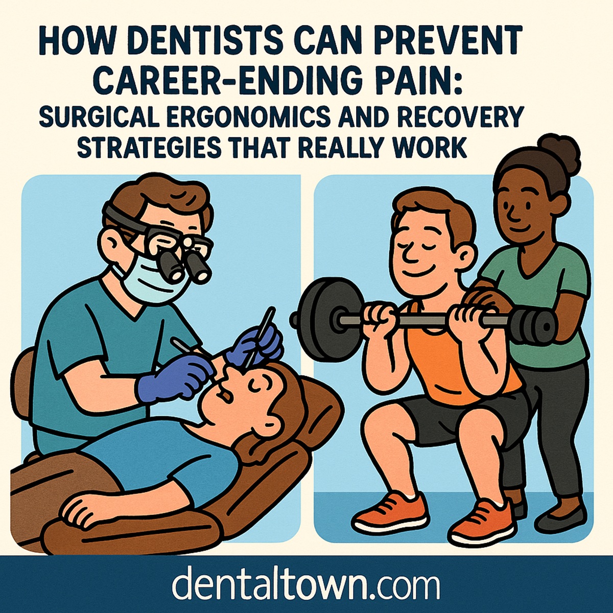 How Dentists Can Prevent Career-Ending Pain Surgical ergonomics and recovery strategies that really work
