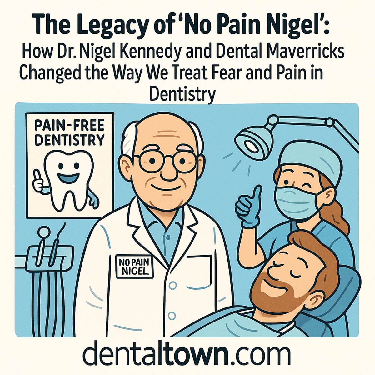 The Legacy of “No Pain Nigel” How Dr. Nigel Kennedy and Dental Mavericks changed the way we treat fear and pain in dentistry