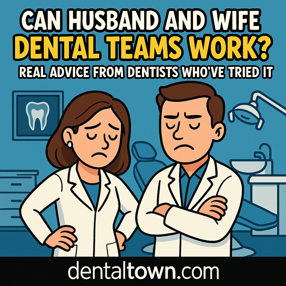 Can Husband and Wife Dental Teams Work?  Real advice from dentists who’ve tried it