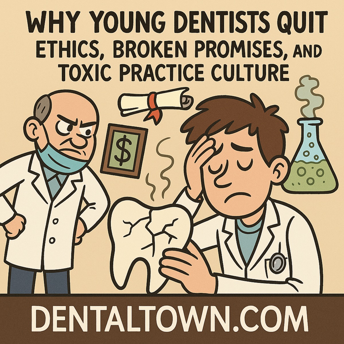 Why Young Dentists Quit Ethics, broken promises, and toxic practice culture