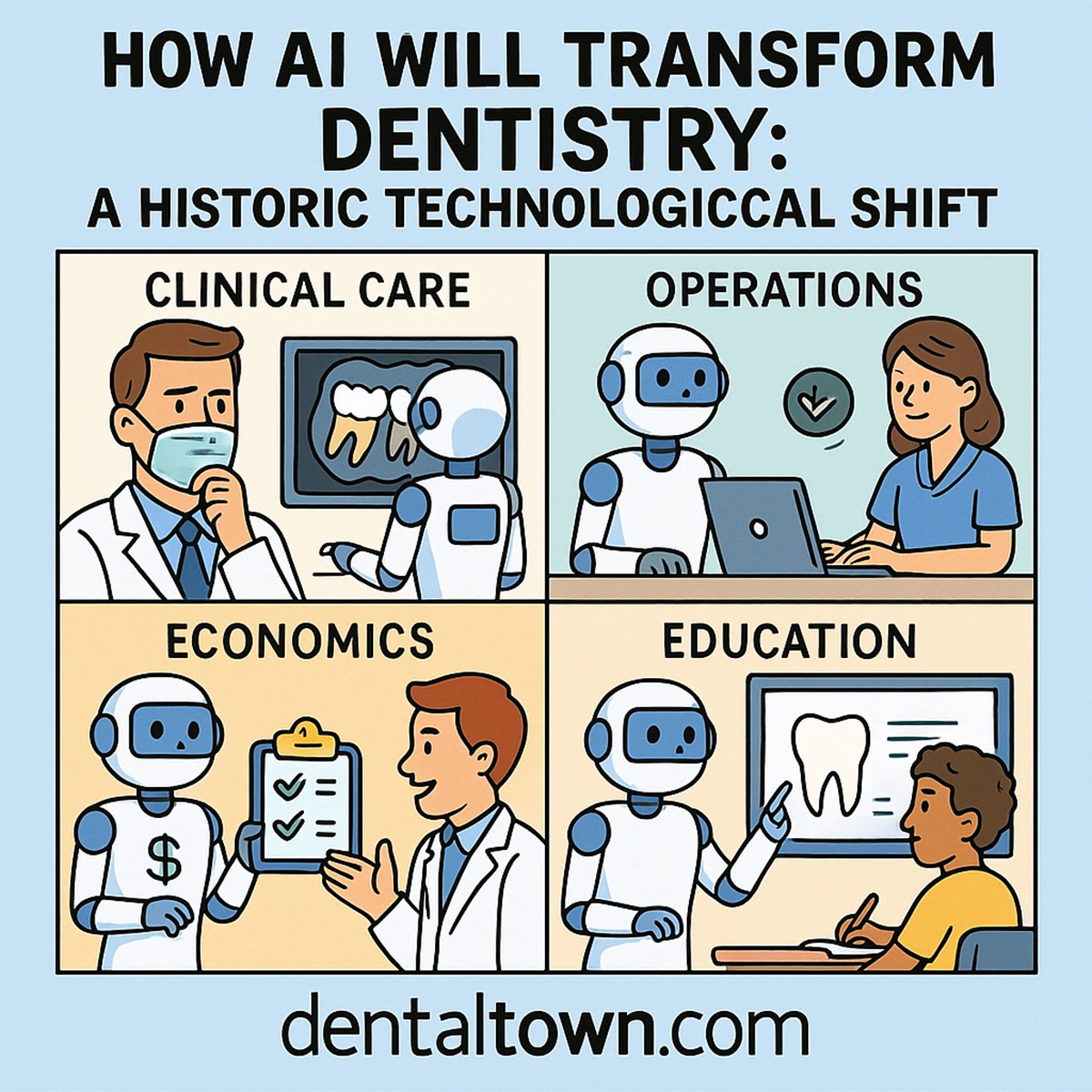 How AI is Revolutionizing Dentistry  Clinical care, operations, economics, and education 
