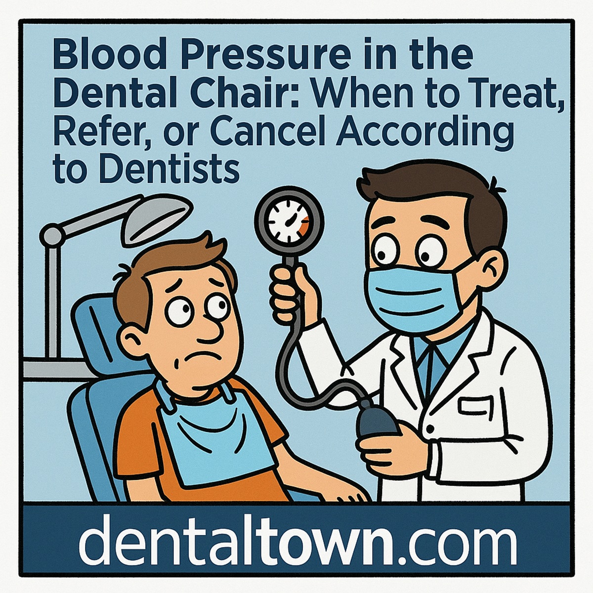 Blood Pressure in the Dental Chair When to treat, refer, or cancel according to dentists