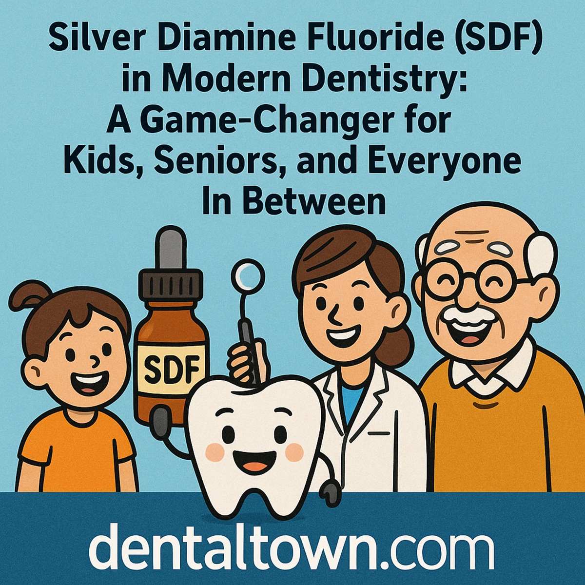 Silver Diamine Fluoride (SDF) in Modern Dentistry A game-changer for kids, seniors, and everyone in between