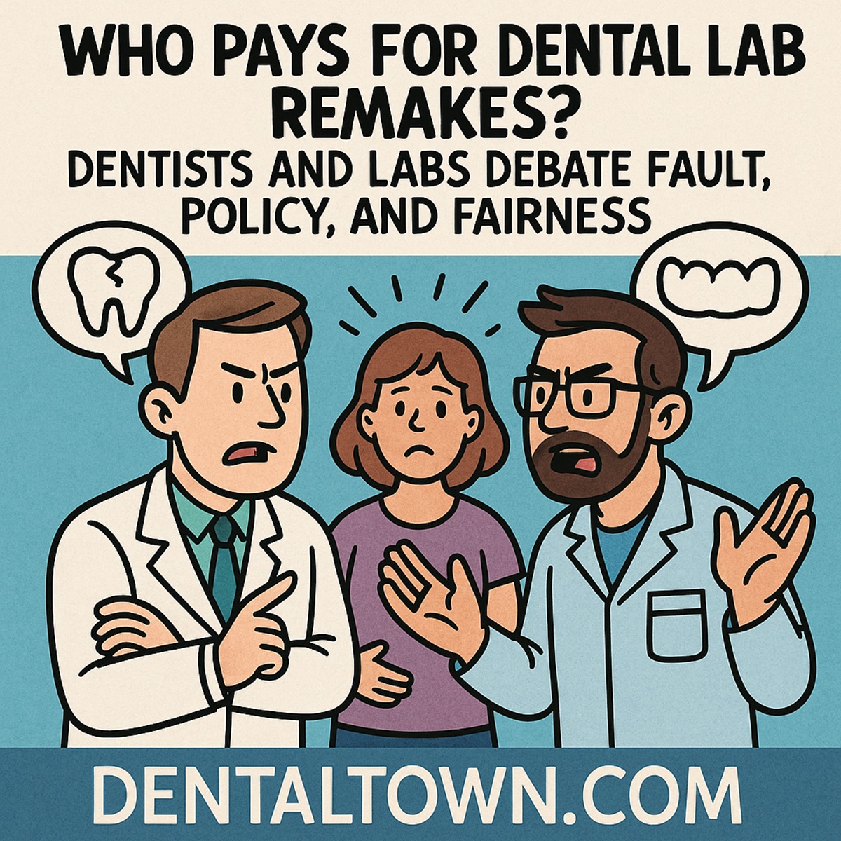 Who Pays for Dental Lab Remakes? Dentists and labs debate fault, policy, and fairness 