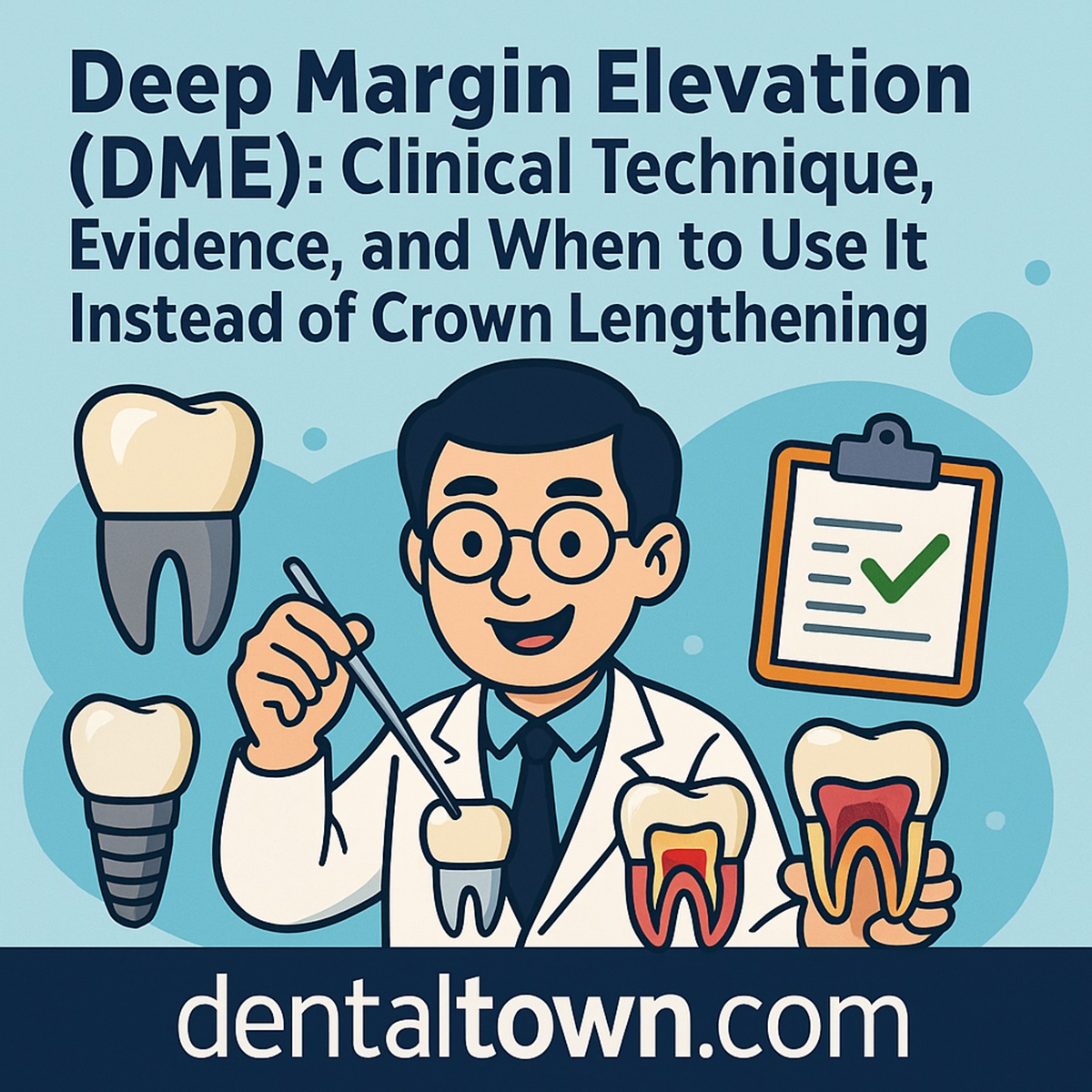 Deep Margin Elevation (DME) Clinical technique, evidence, and when to use it instead of crown lengthening
