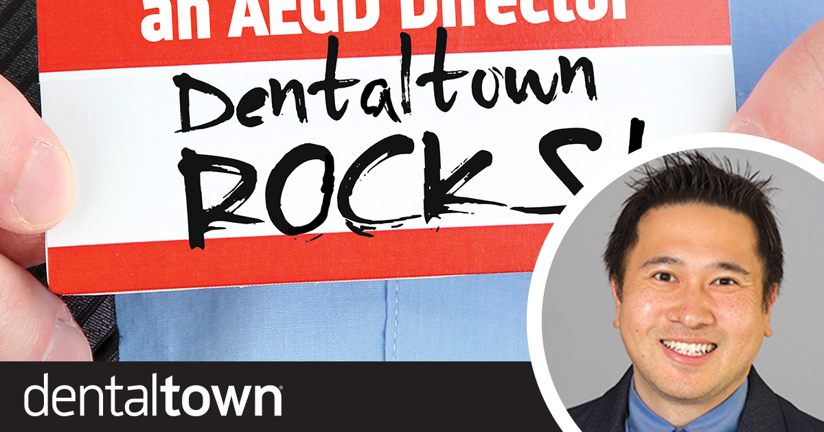 Take It From an AEGD Director: Dentaltown Rocks!  Dr. Gordon Lai, site director for the USCF/NYU Langone AEGD program, discusses how Dentaltown courses and message boards are incorporated into his training to teach residents about occlusion, endodontics, prosthodontics and more.