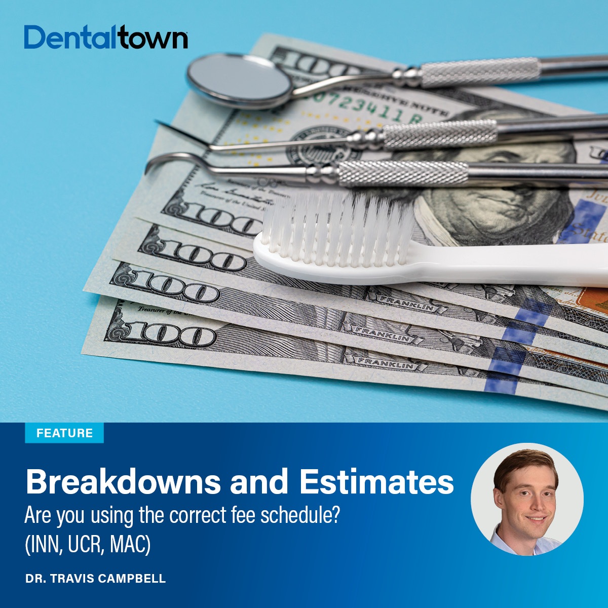 Breakdowns and Estimates Dr. Travis Campbell explains how understanding insurance fee schedules like INN, UCR, and MAC prevents inaccurate estimates and surprise patient bills. 