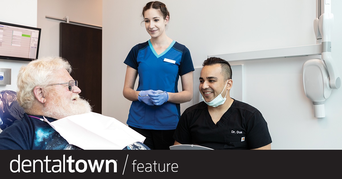 Office Visit: Dr. Manu Dua After he was diagnosed with oral cancer in July, this Townie had less than two weeks to find a locum who could help keep his practice open for months while he recuperated from surgery. Over eight hours, five surgeons removed half his tongue, transplanted skin and the radial artery from his left hand to his left tongue, and grafted skin from his thigh to cover his arm. The ordeal left him with “a burning desire to make the best of my second chance in life,” he says.