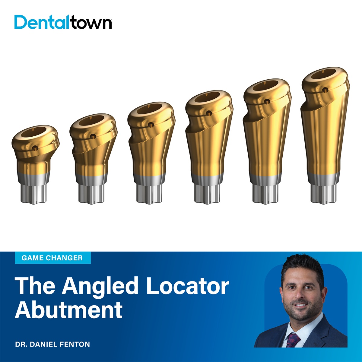 Game Changers: The Angled Locator Abutment Dr. Daniel Fenton introduces the new Locator Angled Abutment, detailing how it simplifies overdenture cases, corrects implant divergence up to 35 degrees and enhances clinical predictability.