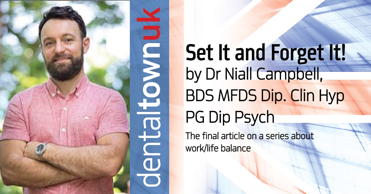 Work/Life Balance: Set It and Forget It! The final article on a series about work/life balance