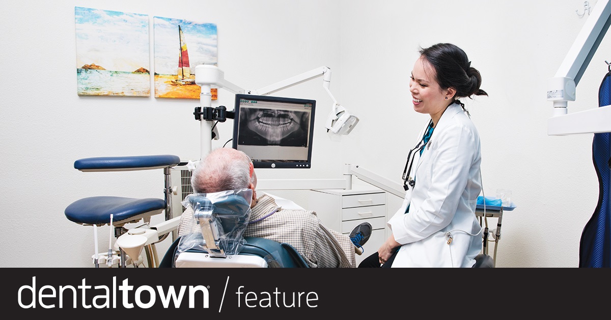 Office Visit: Dr. Claudia Le This Townie, who won the 2019 Townie Choice Awards cover feature grand prize, has owned a practice in South San Diego for four years and credits the Dentaltown community for helping her develop both clinical and business management skills. “I just recently switched merchant processing services, and one of the competing vendors I talked to was completely taken aback by the level of detail I got into with them—this is all thanks to Dentaltown!”