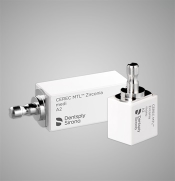 Dentsply Sirona Launches New High-Strength Zirconia CAD/CAM Block