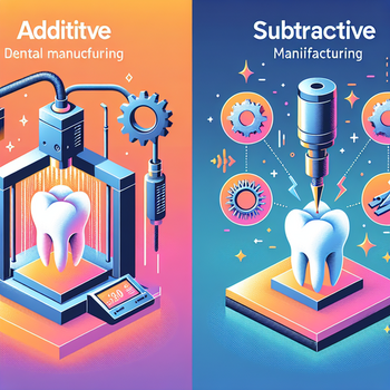 Innovative Comparison of Additive vs. Subtractive Manufacturing for Dental Restorations