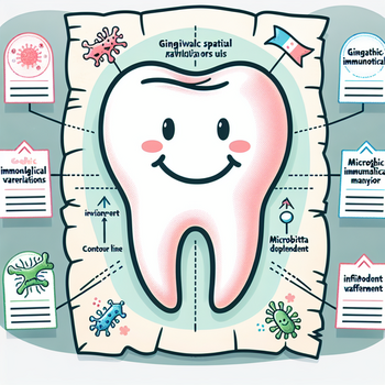 Gingival Spatial Analysis Uncovers Geographic Immunological Variations in Microbiota-Dependent and -Independent Manner