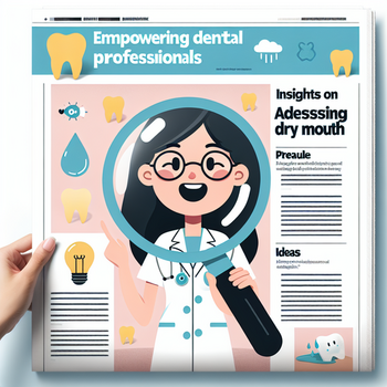 Empowering Dental Professionals: Insights on Addressing Dry Mouth by Jo-Anne Jones