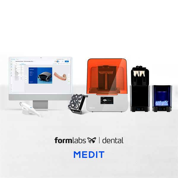 Formlabs Dental and Medit Partner to Streamline Chairside 3D Printing