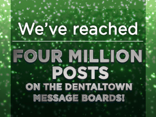Dentaltown Hits Milestone 4 Million Posts on Message Boards