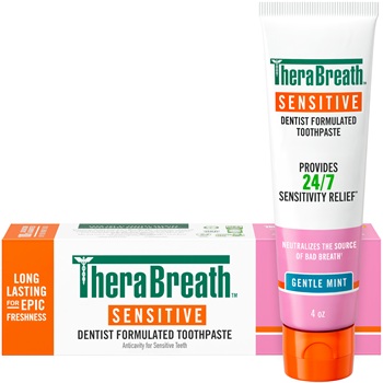 TheraBreath Expands Toothpaste Line with New Sensitive Formula