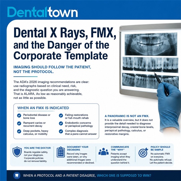 Dental X Rays, FMX, and the Danger of the Corporate Template