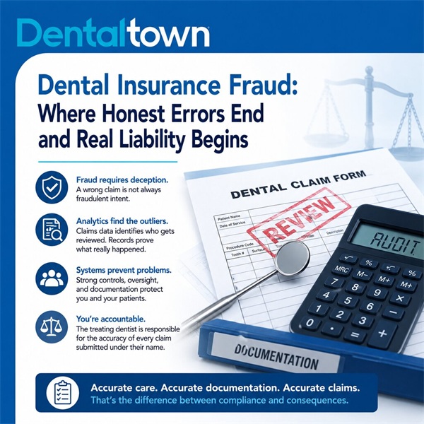 Dental Insurance Fraud: Where Honest Errors End and Real Liability Begins