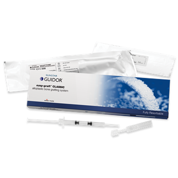 Sunstar’s Guidor Easy-Graft Alloplastic Bone Grafting System Now Available
