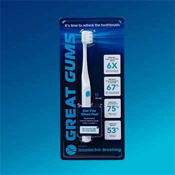 Great Gums’ Bioelectric Toothbrush Launches in the U.S.