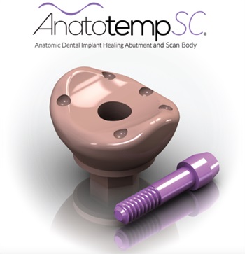 Anatotemp Launches SC Line of Anatomic Dental Implant Healing Abutment/Digital Impression Body Combo