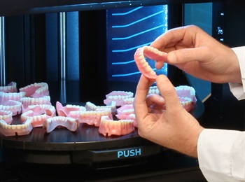 Stratasys Introduces First Monolithic, Multi-Color 3D-Printed Dentures Solution