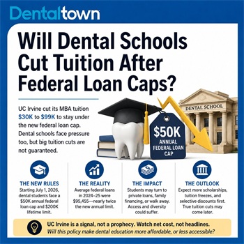 Will Dental Schools Cut Tuition After Federal Loan Caps?