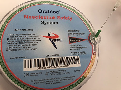 Pierrel Pharma Launches Orabloc Needlestick Safety System in U.S.