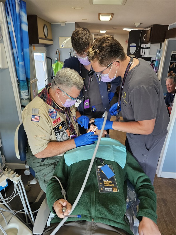 MCHD Smile Express, WVU School of Dentistry team up at BSA Jamboree