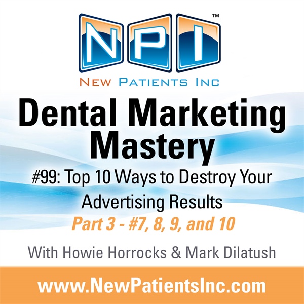 dictating your own strategy, not recognizing your own marketable