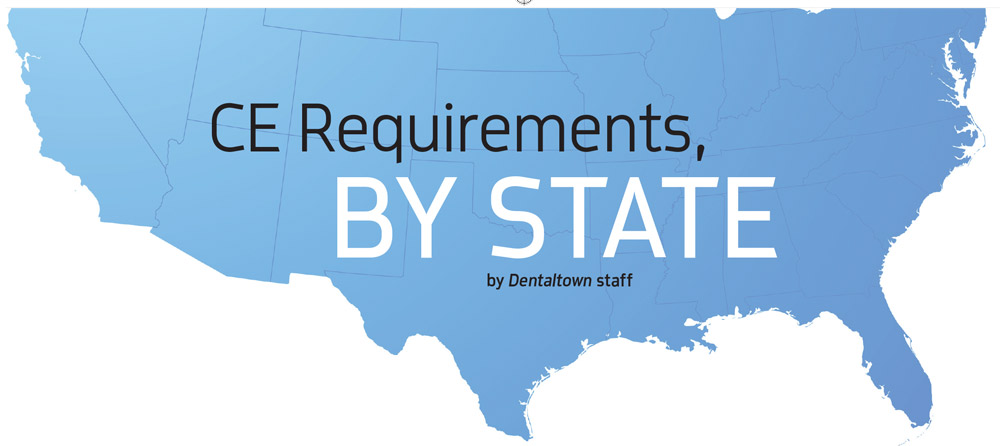 CE Requirements, by State