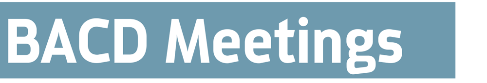 BACD Meetings