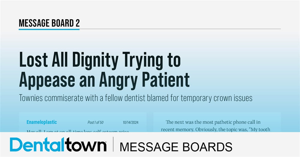 Lost All Dignity Trying to Appease an Angry Patient