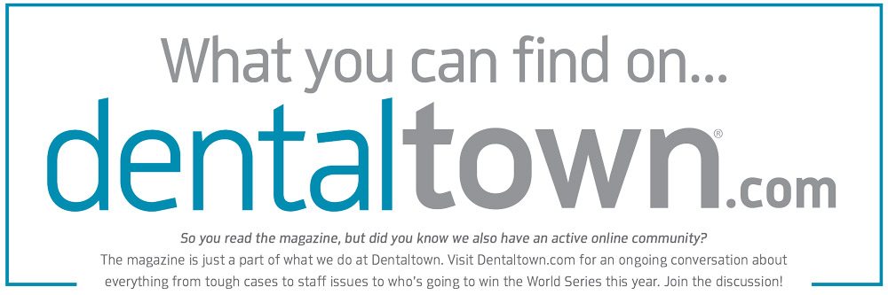 On Dentaltown Header