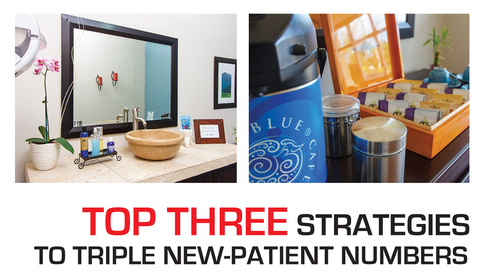 Header: Top Three Strategies to Triple New-Patient Numbers