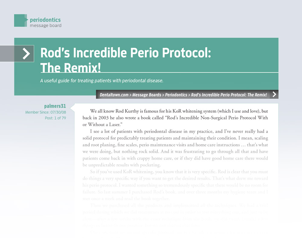 Message Board Header