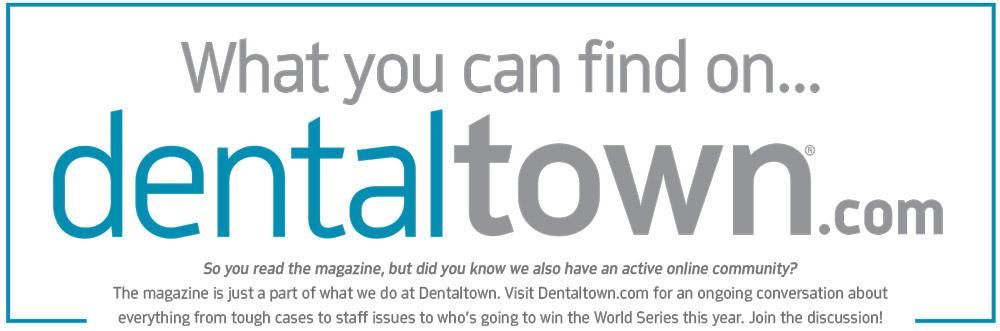 On Dentaltown Header