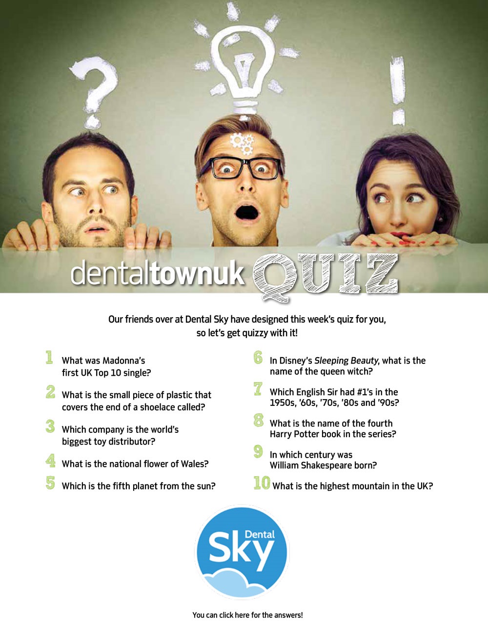 DentaltownUK Magazine - Quiz