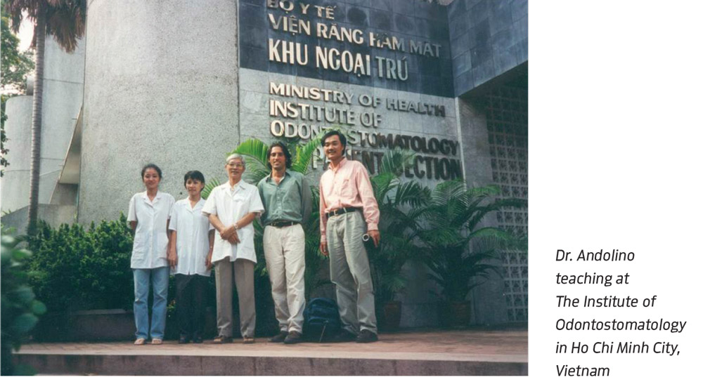 Dr. Andolino teaching in Ho Chi Minh City, Vietnam