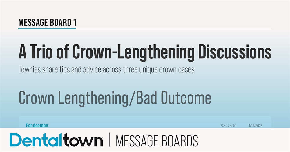 A Trio of Crown-Lengthening Discussions