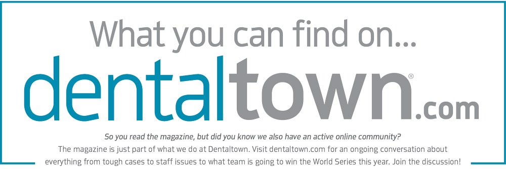 On Dentaltown Header